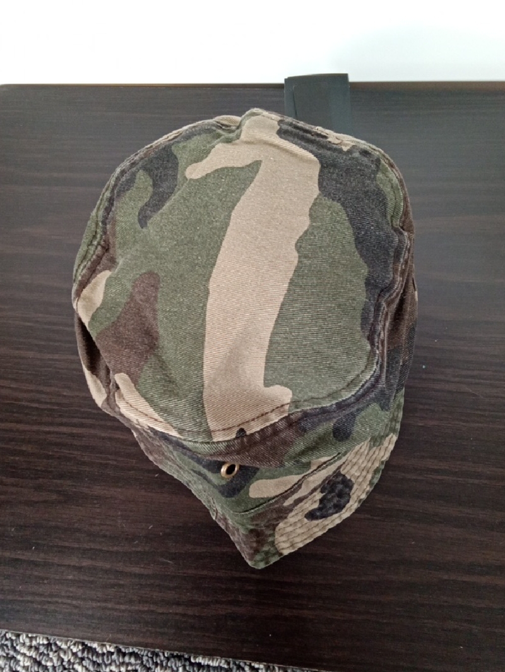 Steve Madden Camo Bucket Hat Cotton Streetwear Festival Womens One Size - Picture 3 of 7